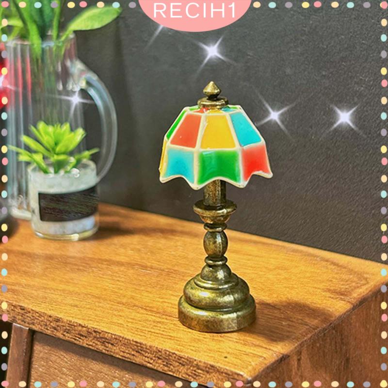 Đèn Bàn Mini Tỉ Lệ 1: 12 Dùng Trang Trí Nhà Búp Bê