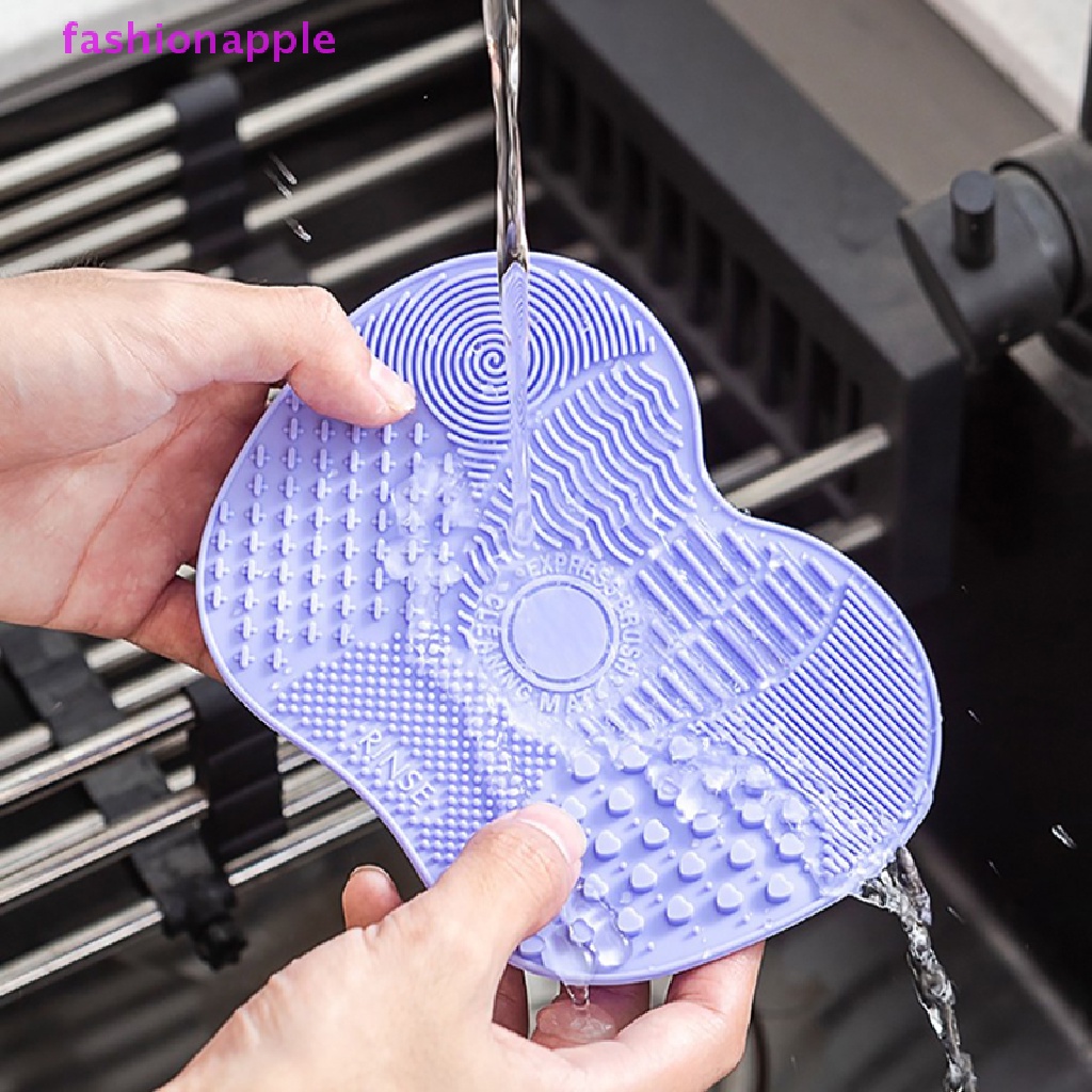 Miếng Silicone Vệ Sinh Cọ Trang Điểm Tiện Lợi