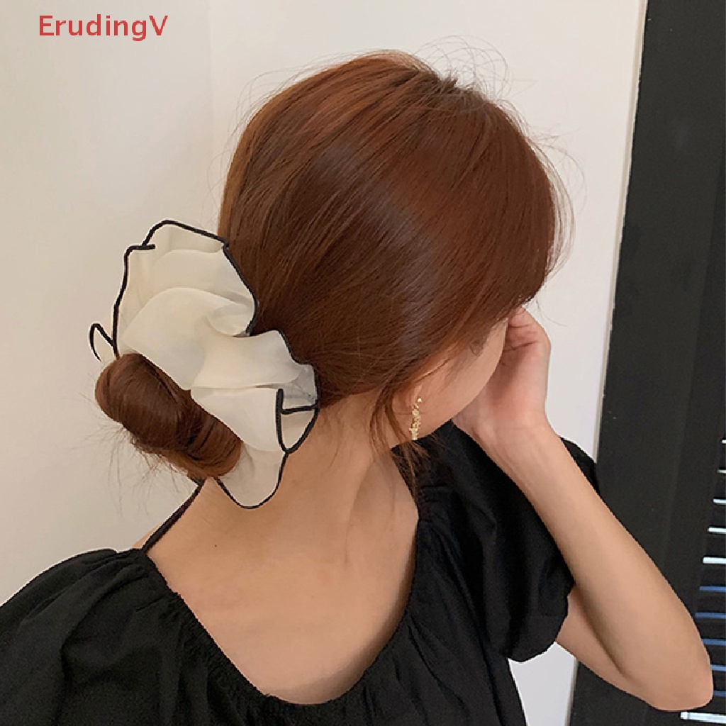 Dây Cột Tóc Organza Màu Trơn Thời Trang Mùa Hè Cho Nữ