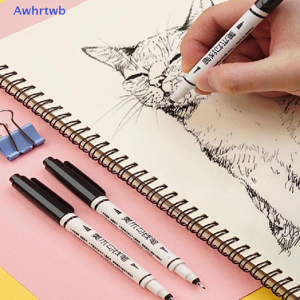 Set 10 Bút Lông Hai Đầu Chống Thấm Nước Và Dầu Mới