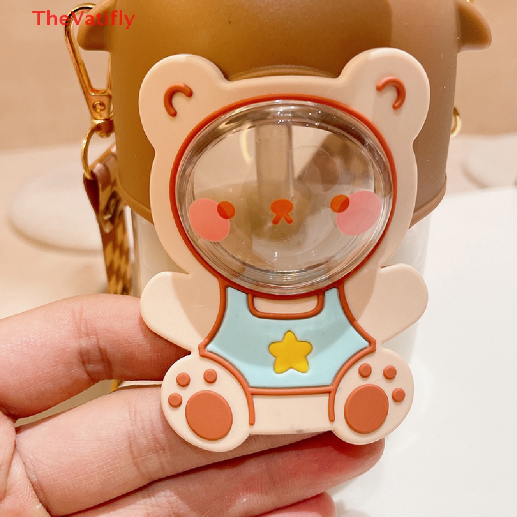 Bình Đựng Nước 700ml Không BPA Chống Rò Rỉ Họa Tiết Hoạt Hình Dễ Thương Cho Bé