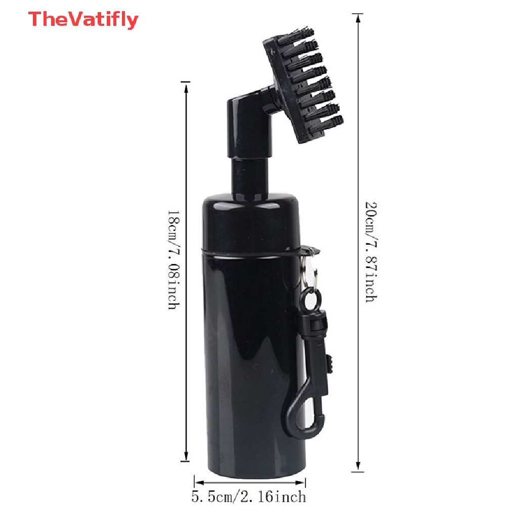 Bàn Chải Làm Sạch Gậy Đánh Golf / Câu Lạc Bộ Bóng Đá Dạng Ống Kèm Bình Bóp HOT