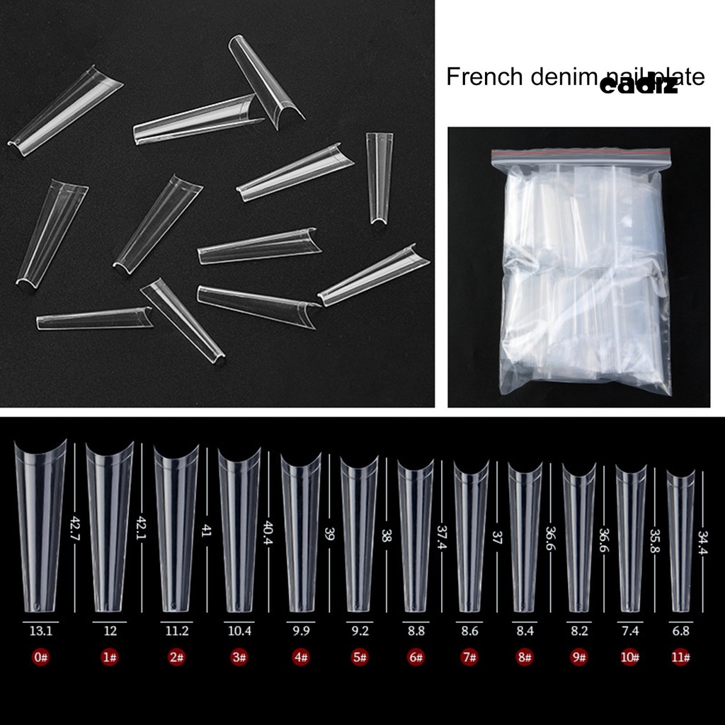 Bộ 500 Móng Tay Giả Siêu Mỏng Linh Hoạt Có Thể Tháo Rời Nhiều Kích Cỡ Cho Nữ