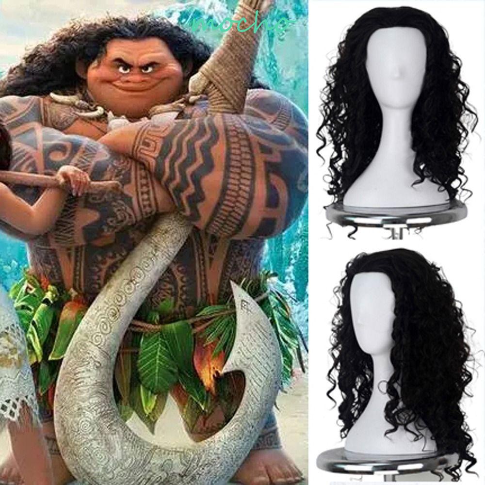 Tóc Giả Xoăn Giả Sợi Mềm Mượt Chịu Nhiệt Độ Cao Hóa Trang Cho Người Lớn Và Trẻ Em