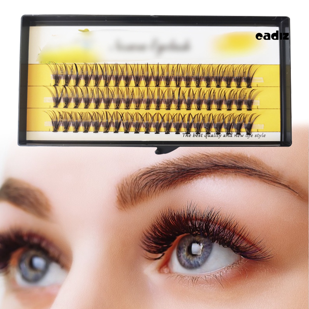 1 Hộp Lông Mi Giả Bằng Giấy Kraft Tự Nhiên Trọng Lượng Nhẹ Thoải Mái