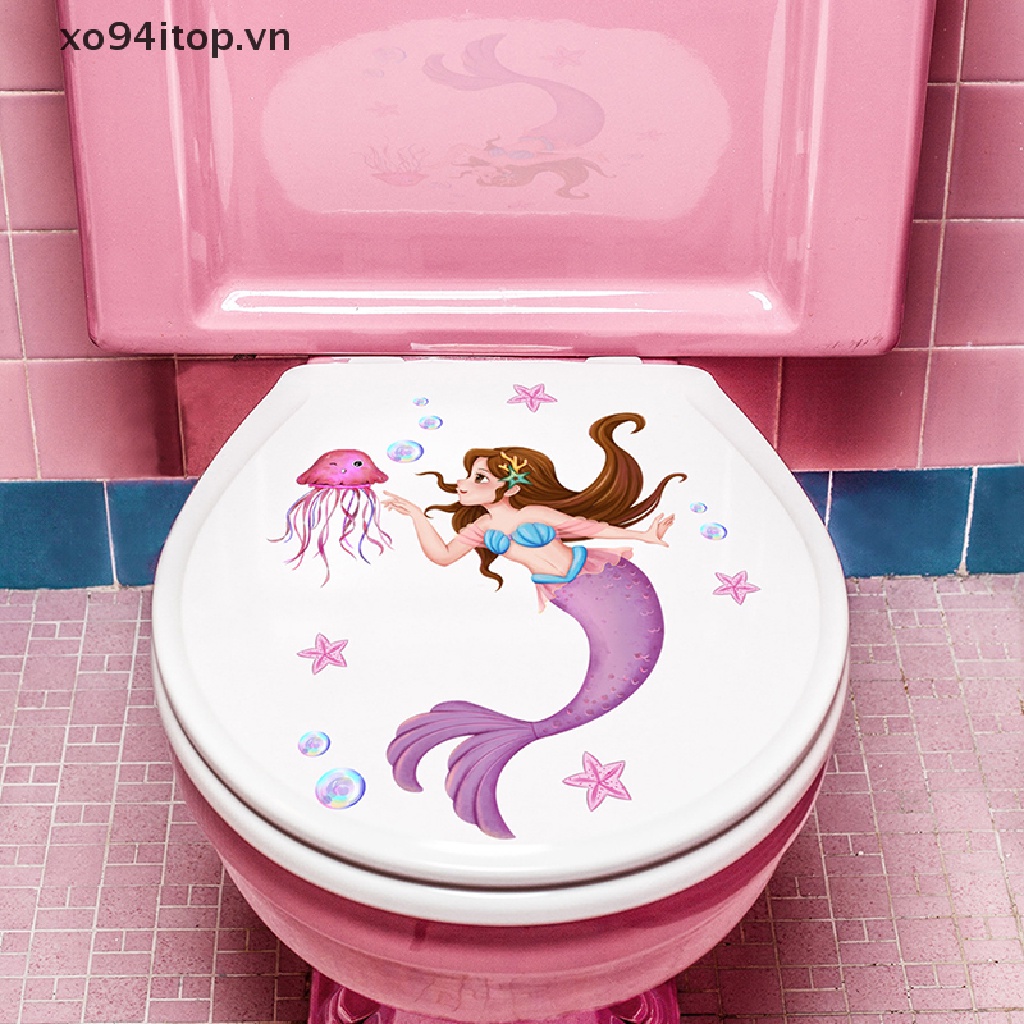 Set 11 Miếng Dán Trang Trí Toilet Tháo Được Hình Động Vật Ngộ Nghĩnh