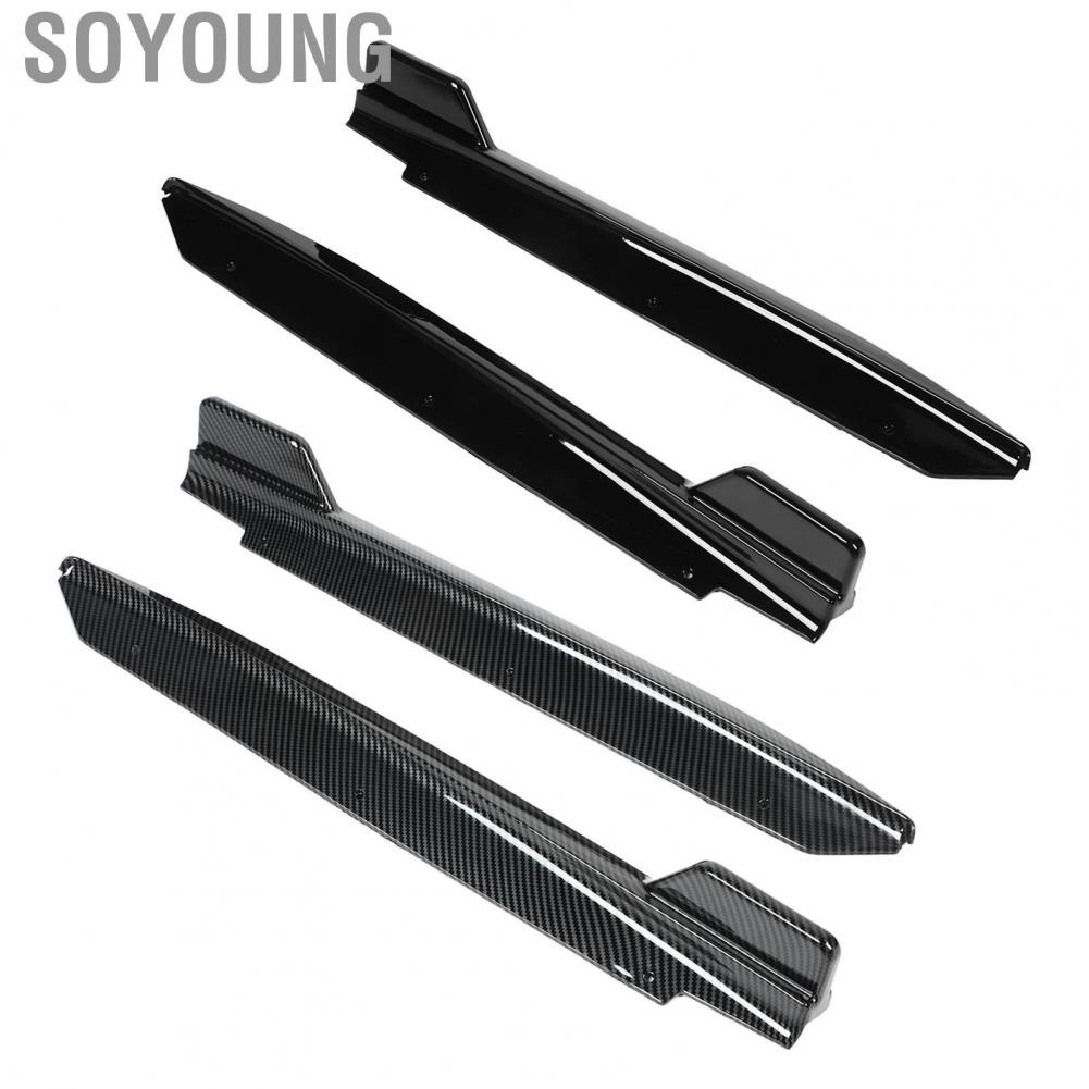 Soyoung Rear Bumper Lip Diffuser Spoiler Body Kits Left Right for Car