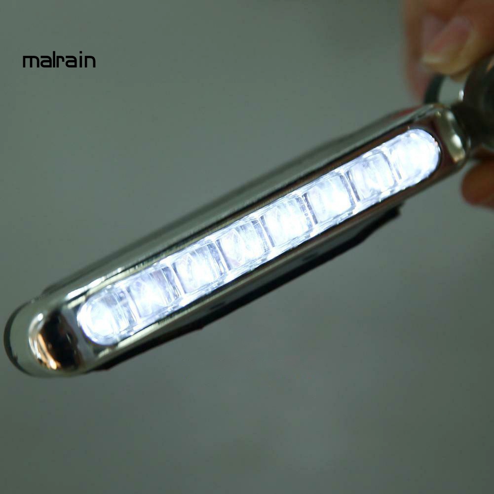 Bộ 2 Đèn LED Tín Hiệu Tự Động Dùng Cho Xe Hơi Chạy Bằng Năng Lượng Gió
