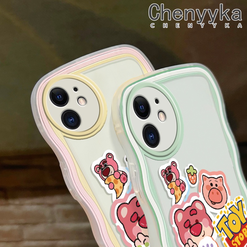Ốp Điện Thoại Silicone Mềm Chống Sốc In Hình Gấu / Dâu Tây Cho Realme 3 Pro Realme 3i 3i