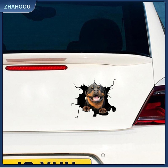 ☃Nhà Cửa☃ Miếng Dán Hình Chú Chó 3d D-2134 Trang Trí Thân / Cửa Sổ Xe Hơi