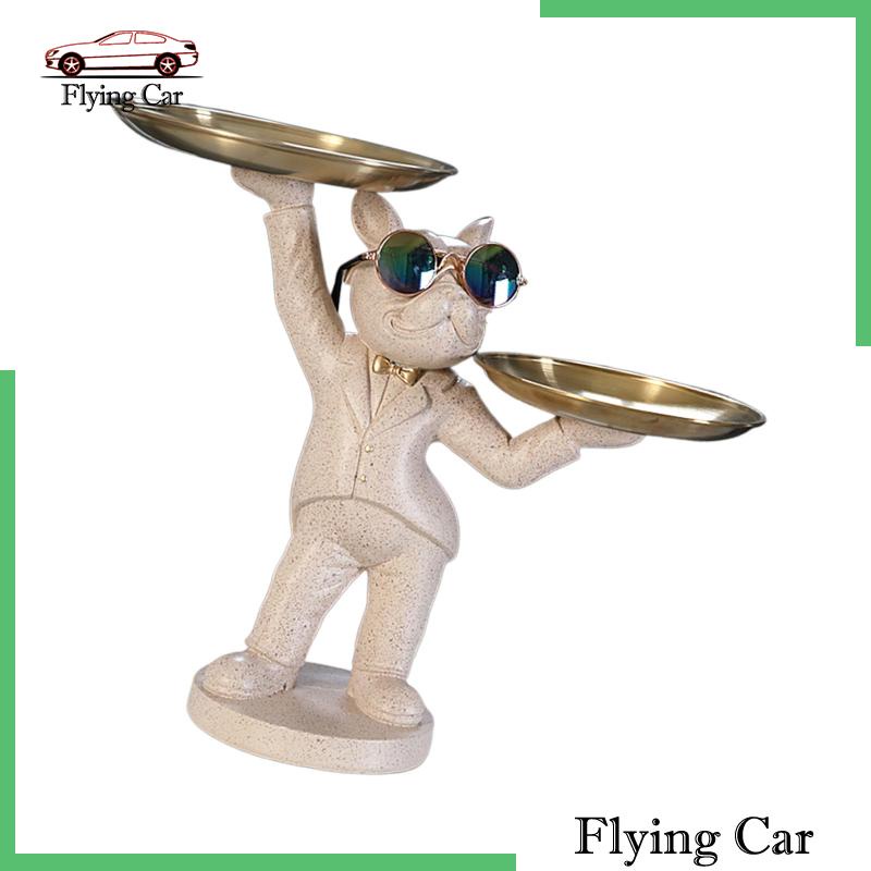 Giá Đỡ Kẹo Hình Chú Chó Bằng Nhựa Resin Để Bàn Trang Trí