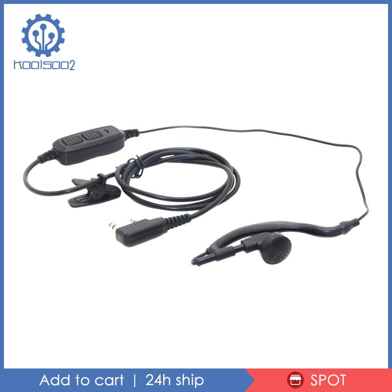 Tai Nghe Nhét Tai Koolsoo2 Dual PTT Kèm Micro Màu Đen Chuyên Dụng Cho Dòng 82