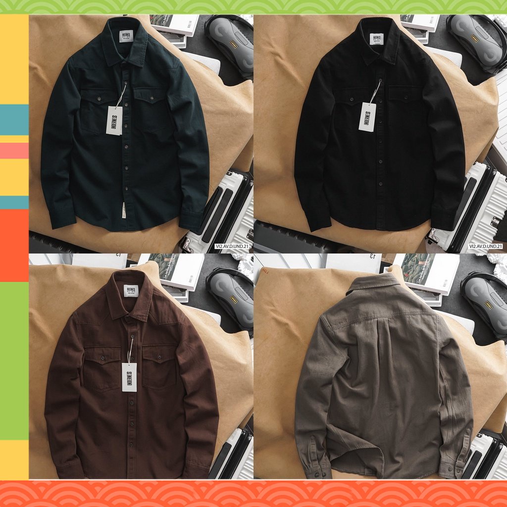 ẢNH SHOP CHỤP - Áo sơ mi denim nam phong cách - SMUN4 - VNXK CHẤT XỊN