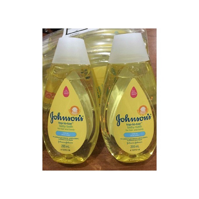 Sữa Tắm Gội Toàn Thân Johnson 2in1 200ml Không Cay Mắt Bé
