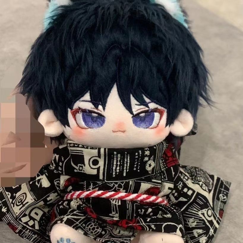 Búp Bê Em Bé Mặc Quần Áo Bằng Vải Cotton Nhồi Bông 20cm Màu Nude Thông Thường Không Kèm Búp Bê