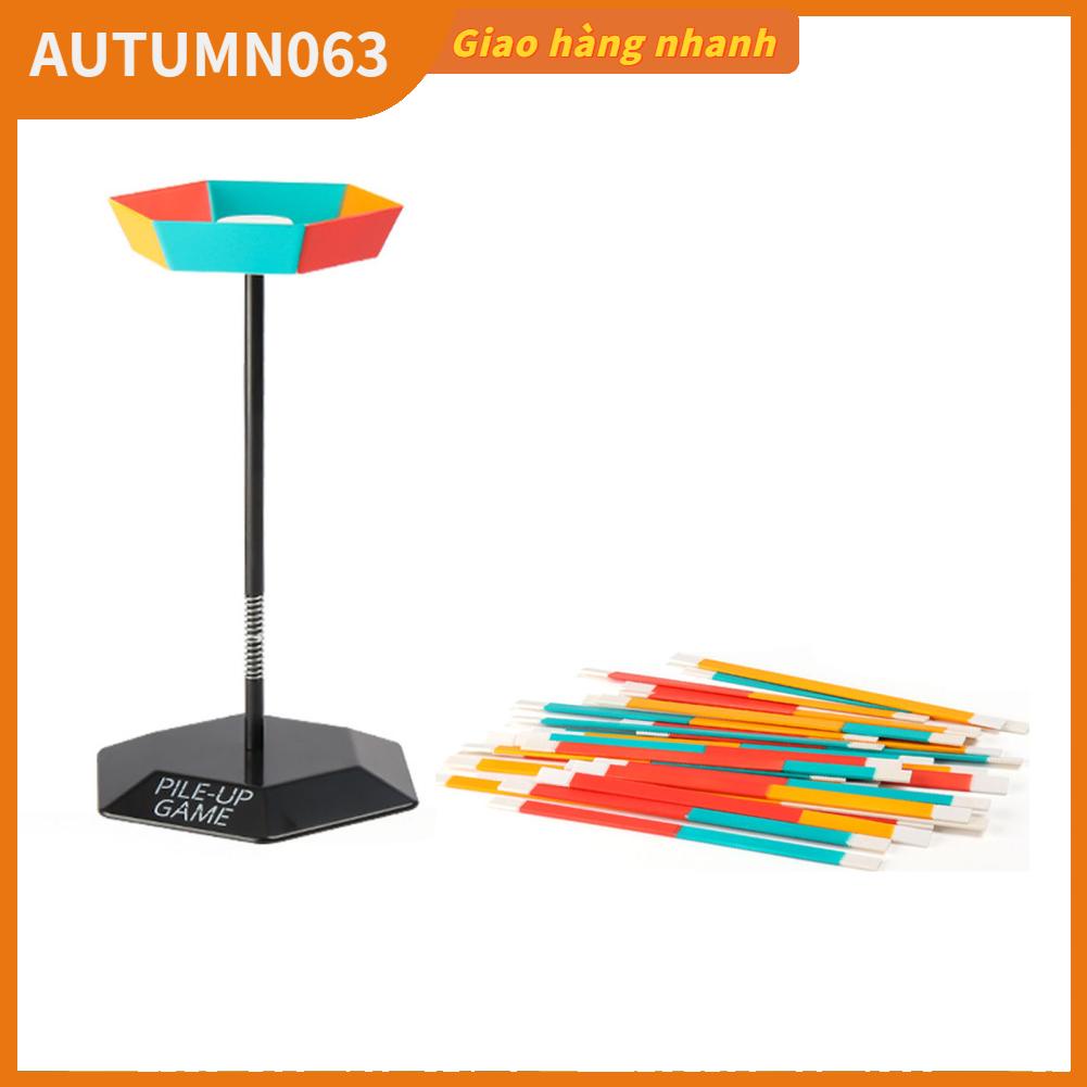 Autumn063 Xếp Gậy Đồ Chơi Đầy Màu Sắc Phát Triển Kỹ Năng Vận Động Tinh Cân Bằng Cho Trẻ Em