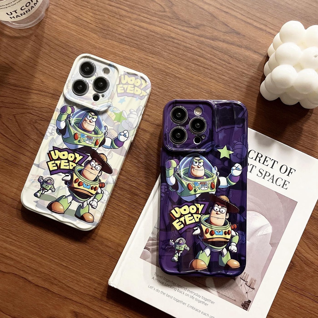 Ốp Điện Thoại Nhựa PC Cứng In Hình Toy Story Bảo Vệ Camera Cho iPhone 13 12 11 14 PRO MAX 14 Plus