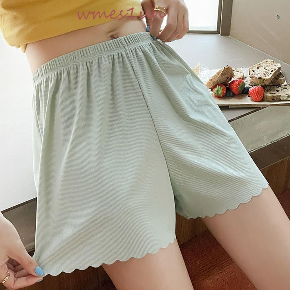 Quần Short An Toàn Mặc Trong Nhà WMES15H Không Đường May Dáng Rộng Thoải Mái Cho Nữ