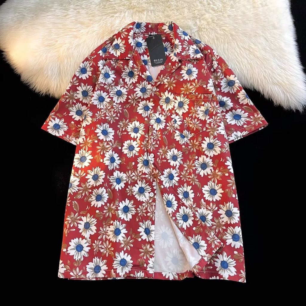 Áo Sơ Mi Tay Lửng Cổ Vuông Đơn Giản Thời Trang Mùa Hè Cho Nam