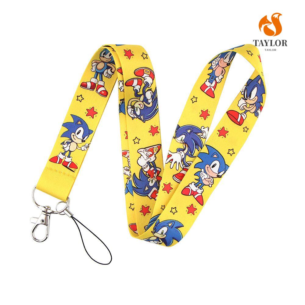 Móc Khóa Hình Nhím Sonic the Hedgehog TAYLOR1 Gắn Thẻ ID / Điện Thoại