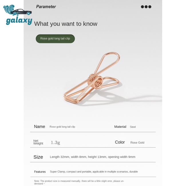 Galaxy Set 20 Kẹp Rỗng Cố Định Dây Lều Cắm Trại