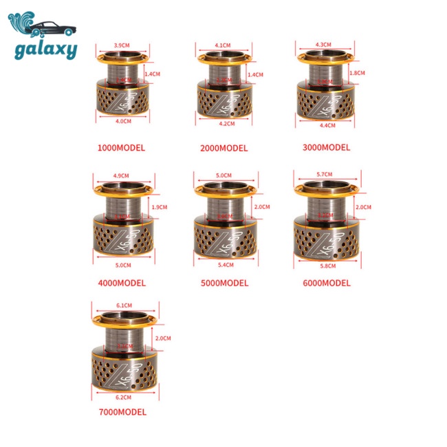 Galaxy Máy Câu Cá 1000-7000 12 + 1bb 5.2: 1 Chất Lượng Cao