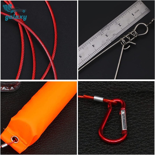 Galaxy Móc Khóa Lưỡi Câu Cá Bằng Thép Không Gỉ