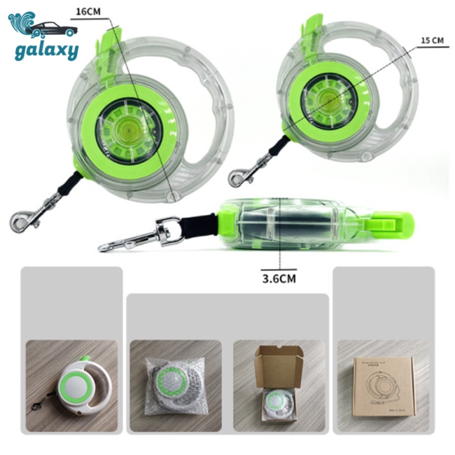 Galaxy Dây Dắt Thú Cưng Đi Dạo Có Thể Thu Gọn Tự Động Tiện Dụng