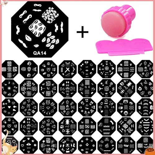 Bộ Dụng Cụ In Hình Trang Trí Móng Tay Nghệ Thuật