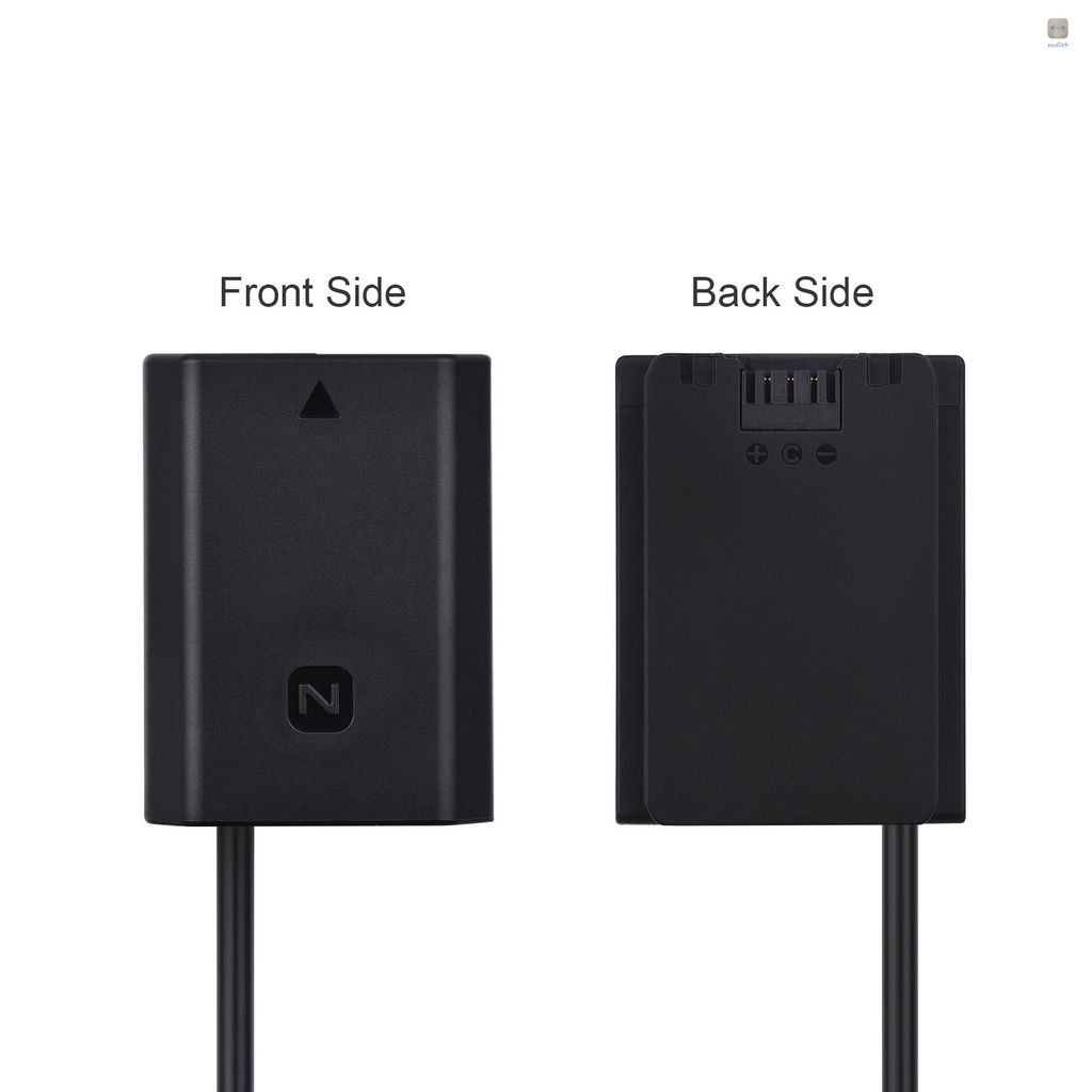 Pin Andoer DR-FZ100 DC NP-FZ100 Với Dây Cáp Nguồn DC A9 A7R3 A7M3 A7S3 A7III A7R4 A7M4 A6600 Cho Máy Ảnh