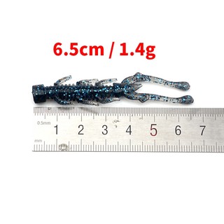 Set 10 Mồi Giả Mềm Câu Cá 65mm