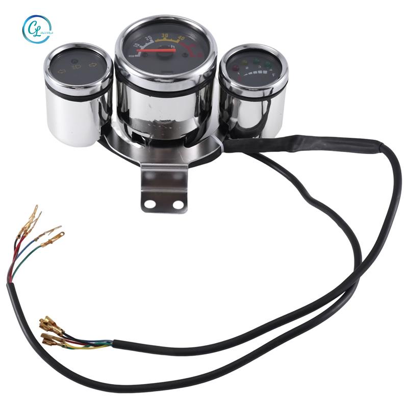 1 Đồng Hồ Đo Tốc Độ Vô Lăng ATV Ba Mét Siêu Bền Dễ Lắp Đặt Cho Longding Big Bull Big Dinosaur Etc.