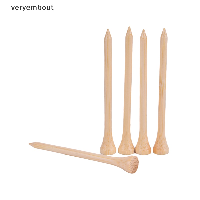 Set 100 Giá Đỡ Bóng Golf Bằng Gỗ Tre 4 Kích Cỡ Tiện Dụng