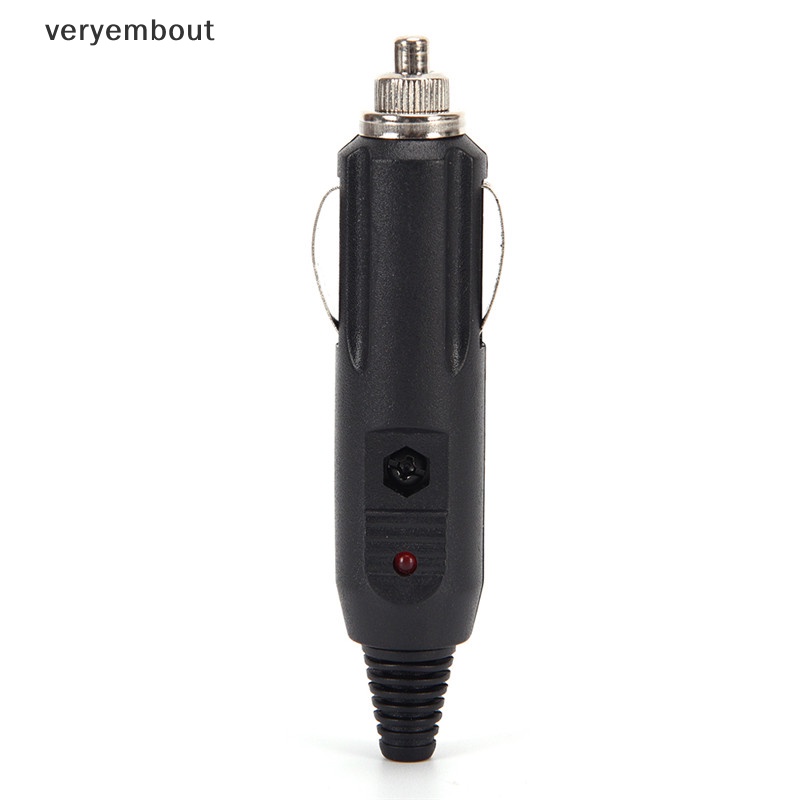 Set 5 Đầu Nối Ổ Cắm Và Cầu Chì Đèn LED Đỏ 12V Mới Cho Xe Hơi