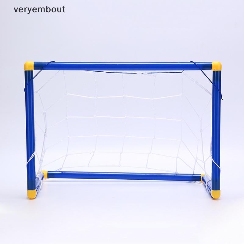 Bộ Lưới Chơi Bóng Đá Mini Có Thể Gấp Lại Kèm Đồ Bơm Dành Cho Trẻ Em