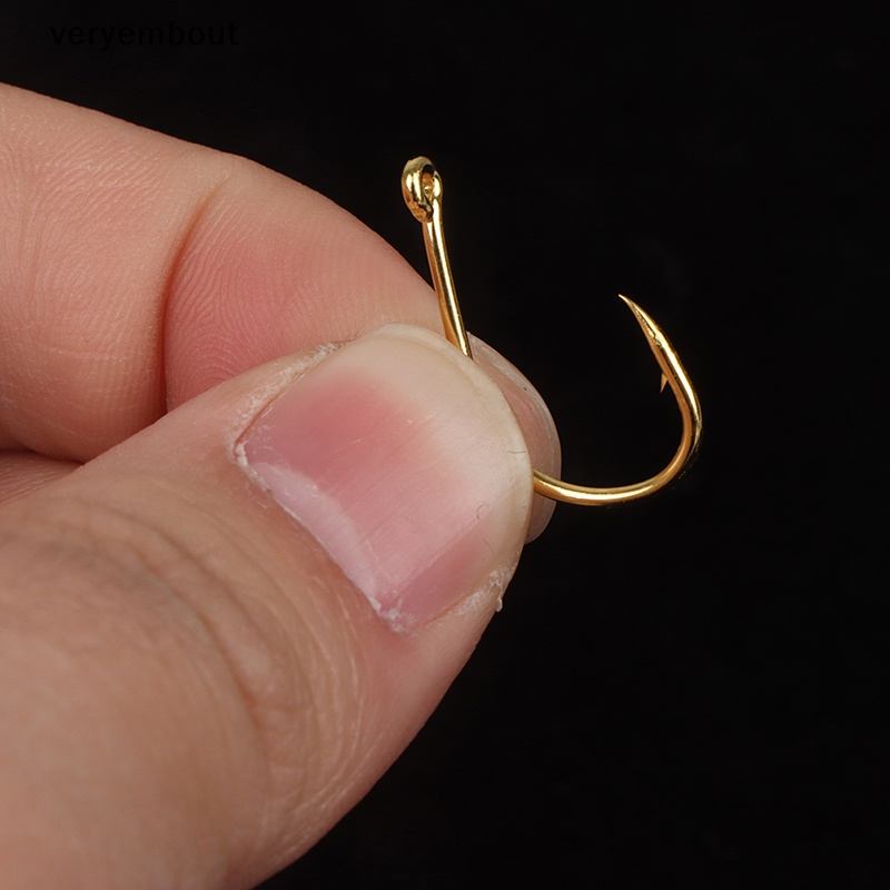 Hộp 100 Lưỡi Câu Cá Bằng Thép Carbon Mềm Mại Tiện Dụng