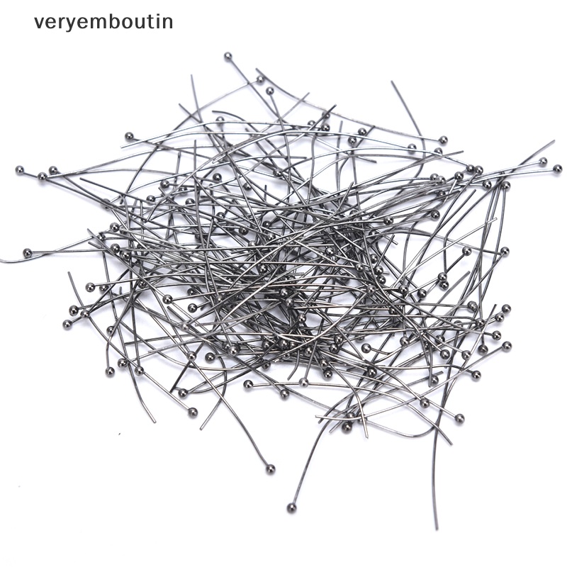 Bộ 200 Ghim Đầu Bi Làm Bông Tai DIY