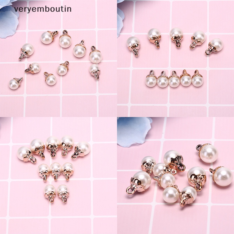 50 Mặt Dây Chuyền Ngọc Trai Nhân Tạo Ch Dùng Làm Trang Sức DIY