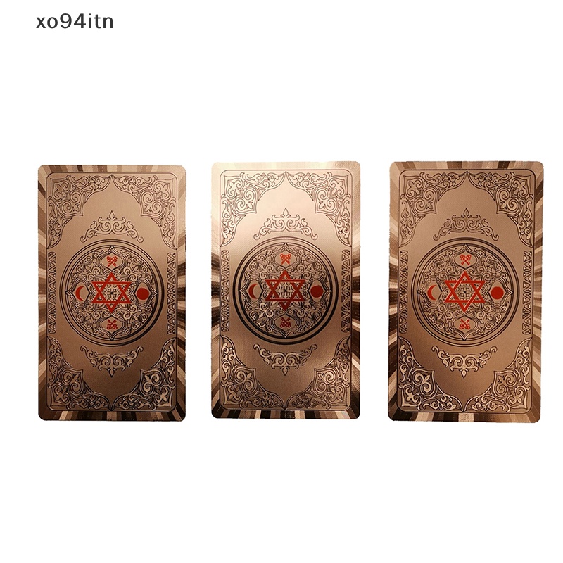 Bộ Bài Tarot Bằng Giấy Mạ Vàng Chống Thấm Nước Và Mài Mòn