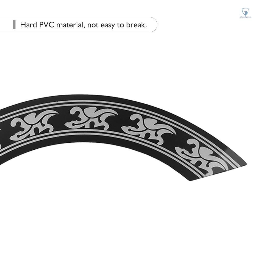 Miếng Dán Đề Can Hình Tròn Trang Trí Lỗ Âm Thanh Thay Thế Cho Đàn Guitar 40-41 Inch