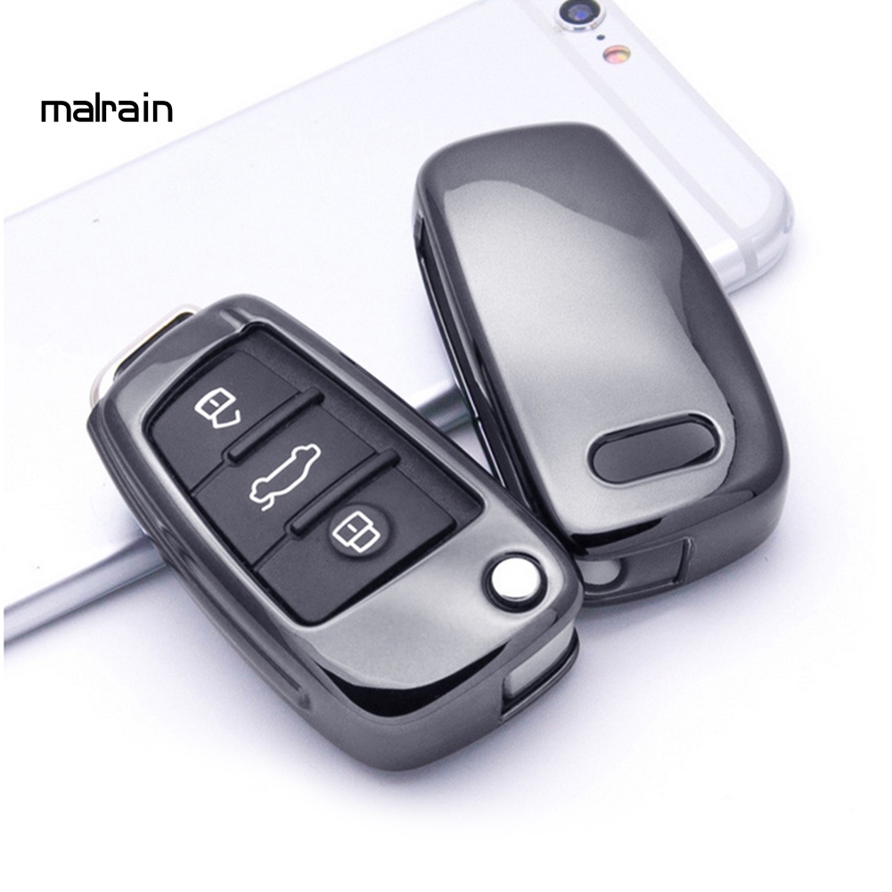 Vỏ TPU Bảo Vệ Chìa Khóa Xe Hơi Au-di A1 A3 Q3 S3 S5 S6 R8 Q5 A6