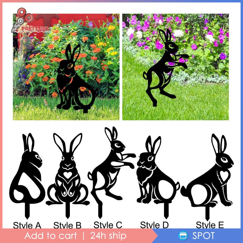 1 Tượng Acrylic Hình Động Vật Trang Trí Vườn Ngày Lễ