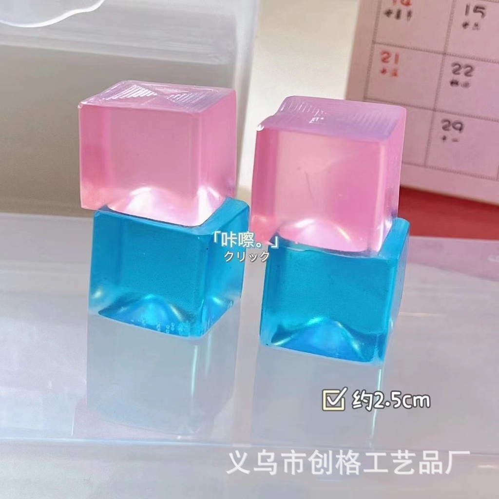 Đồ Chơi BóP Squishy HìNh KhốI 3D BằNg Silicon, GiúP GiảM Stress