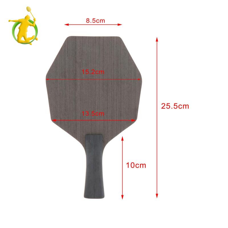 Vợt Đánh Bóng Bàn Handmade 5 Lớp Bằng Gỗ Hình Lục Giác