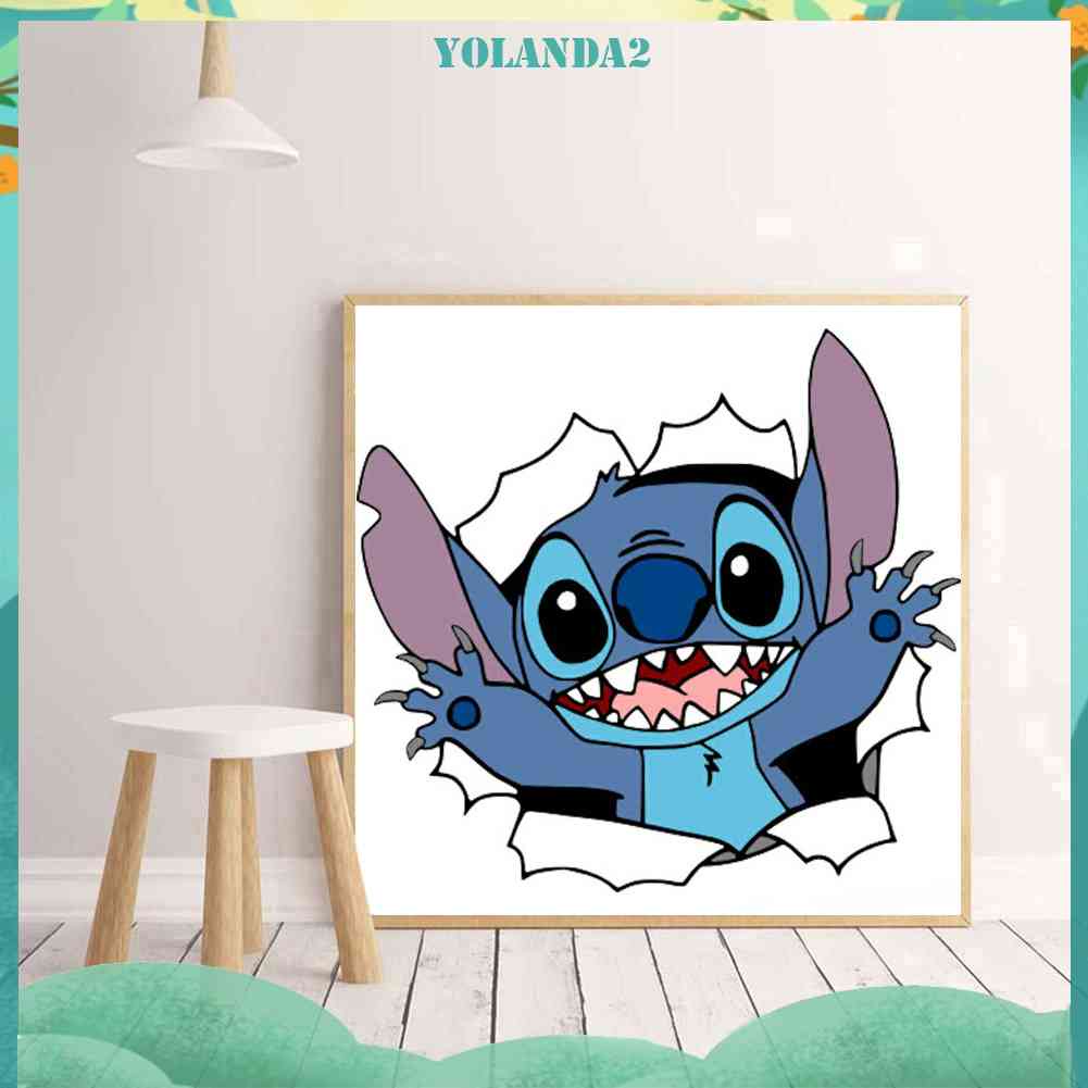 Bộ Tranh Đính Đá 5D Họa Tiết Hoạt Hình Độc Đáo DIY Dùng Trang Trí Nhà Cửa