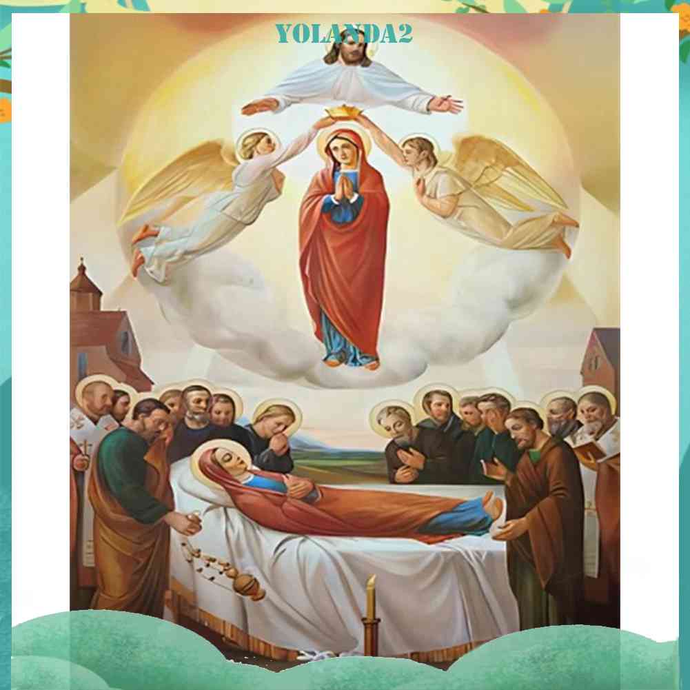 Tranh Đính Đá Kim Cương Toàn Bộ 5D DIY Hình Vẽ Chúa Jesus