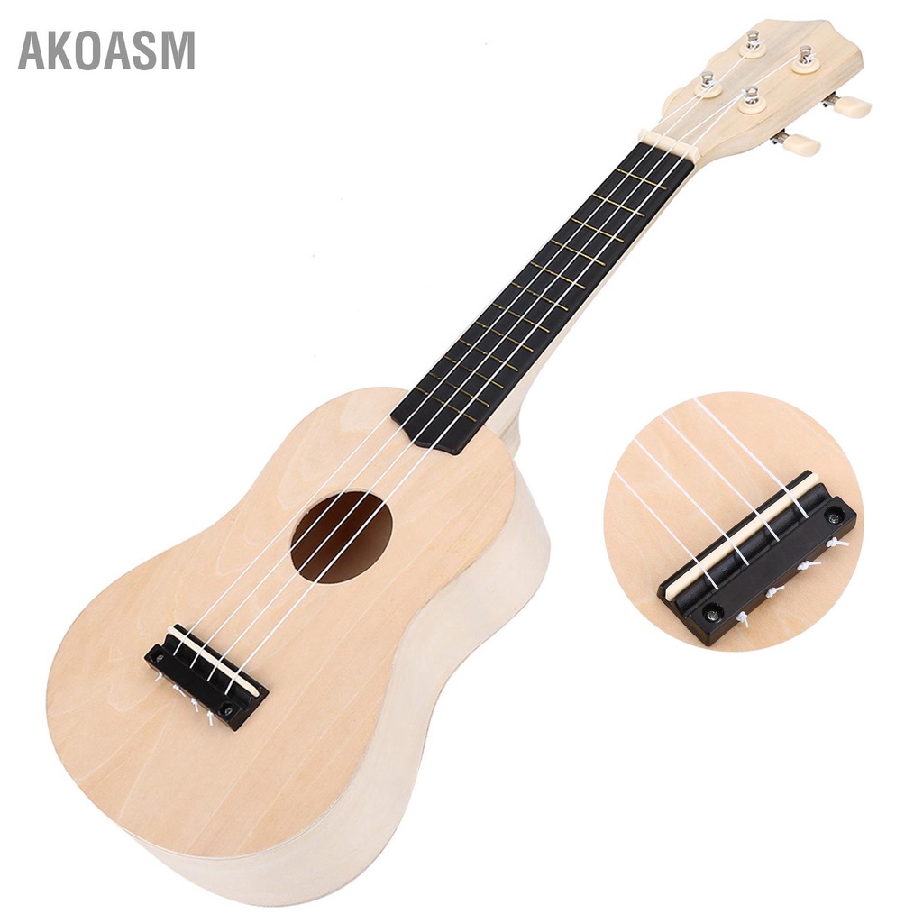 Tự làm Bộ đàn Ukulele Hawaii 21'' cho trẻ em lắp ráp đồ chơi tự AKOASM