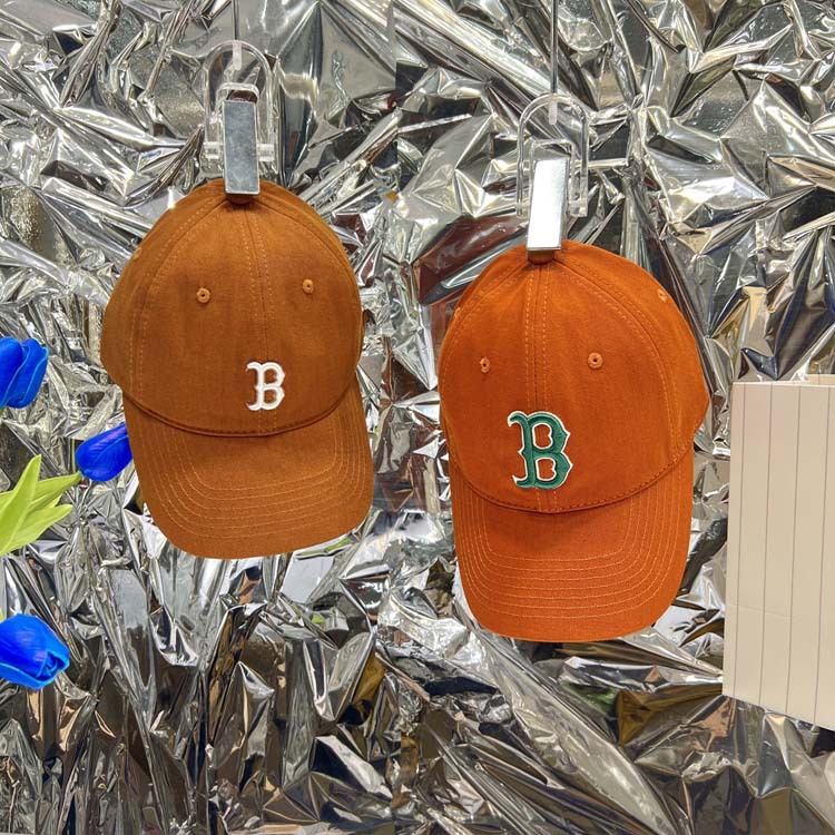 Mũ Lưỡi Trai Cotton Mềm Thêu Chữ B Thời Trang Mùa Hè Cho Nam Và Nữ