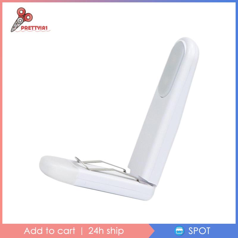 [Prettyia1] Đèn Đọc Sách Kẹp Cạnh Giường Ngủ Màu Trắng Có Thể Điều Chỉnh Độ Sáng