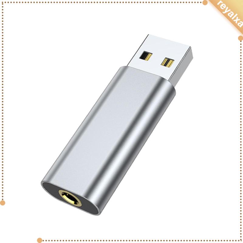 Giắc Chuyển Đổi USB Sang Giắc Cắm Âm Thanh 3.5mm Mini 2 Trong 1 Chuyên Dụng Cho Tai Nghe / Micro / Máy Tính Để Bàn